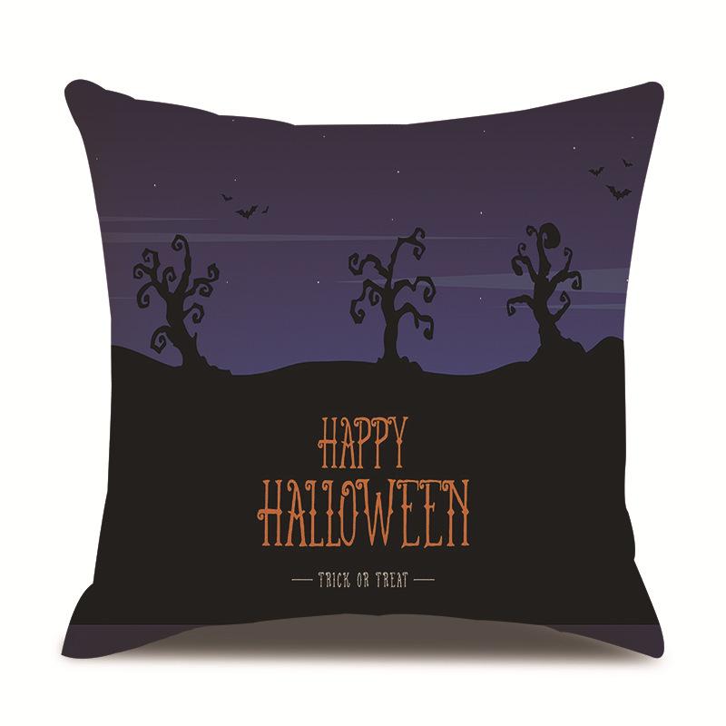 Хэллоуин Льняная Наволочка Наволочка с Принтом