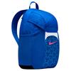 Nike Рюкзак Academy 30 л, спортивный принт, полиэстер/нейлон, унисекс, гоночный синий/светло-синий/розовый, DV0761-458