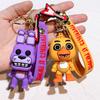 5 шт. Мультяшная Игровая Фигурка FNAF Медведь Фредди Фазбер Модель Игрушка Пять Ночей с Фредди Брелок Для Подарка