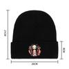 Anime Demon Slayer Kamado Nezuko In Pocket Printing Unisex Caps Cartoons Knitted Hat Windproof Retro Caps