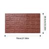Waterproof 3D Wall Sticker 3D Wallpaper Self-adhesive Antique Soft Foam Brick Wallpaper For Living Room Bedroom Decoration