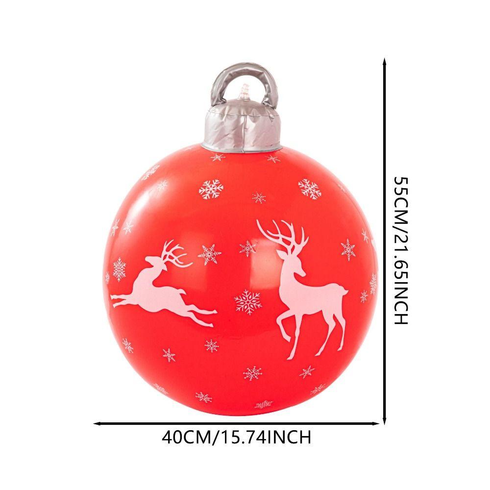DIY Inflatable Ball PVC XMAS Balloon Gift Courtyard Balloon Christmas