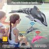 2.4G Remote Control Dolphin Toy: Water-Spraying, Diving, Rechargeable Electric Boat