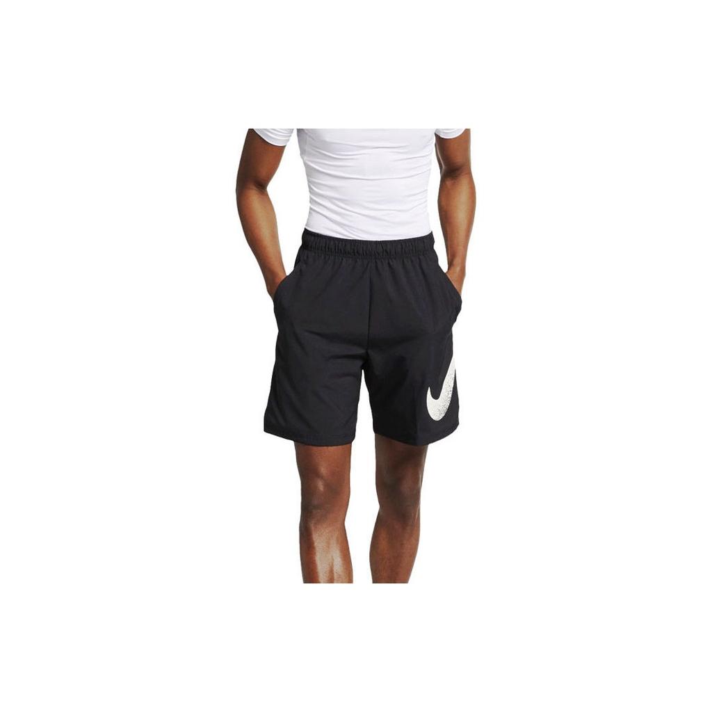 Nike Мужские спортивные шорты с большим логотипом, черные AJ8101-010