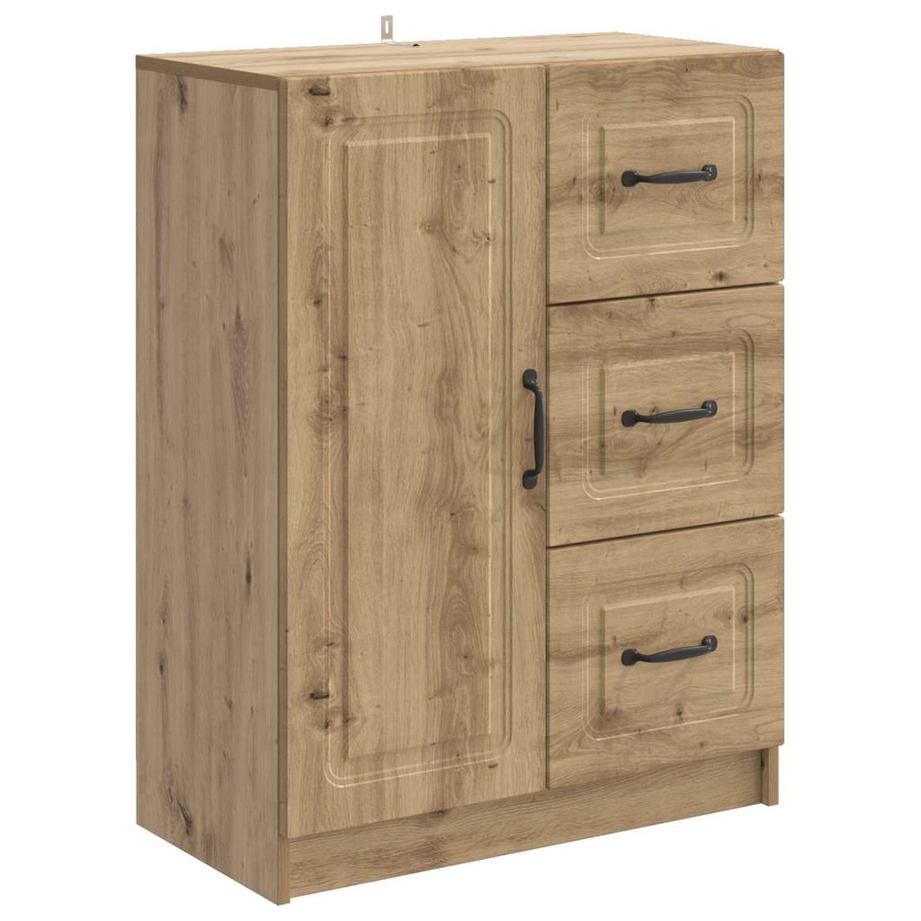 Artisan Oak Sideboard 66 x 34.5 x 87 cm Particleboard