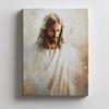 Poster Heart of Love - Portrait of Jesus Poster Heart of Love - Portrait of Jesus, 50X70 Cm, Gold Aluminum Frame, 230 Gsm Matte Paper