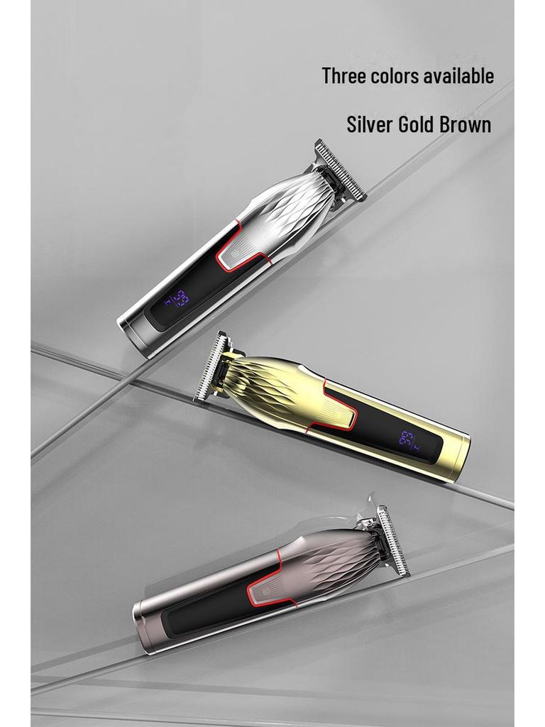 Cross-Border Professional LCD электрические машинки для стрижки волос и ножницы для карвинга