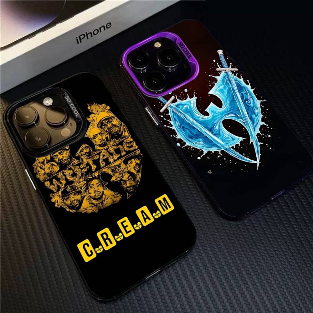 Чехол для телефона W-wu T-tang Clan Hip-hop Music Group Для IPhone 16 15 14 13 12 11 Pro Max 17 Plus Цветной чехол