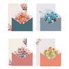 Birthday Party Wedding Letter Pad Gift Flowers Envelope Greeting Card Writing Paper Letter Paper