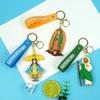 Virgin Mary Anime Keychain Matryoshka Doll Car Key Chain High Quality Jesus Keyring  Holiday Gifts