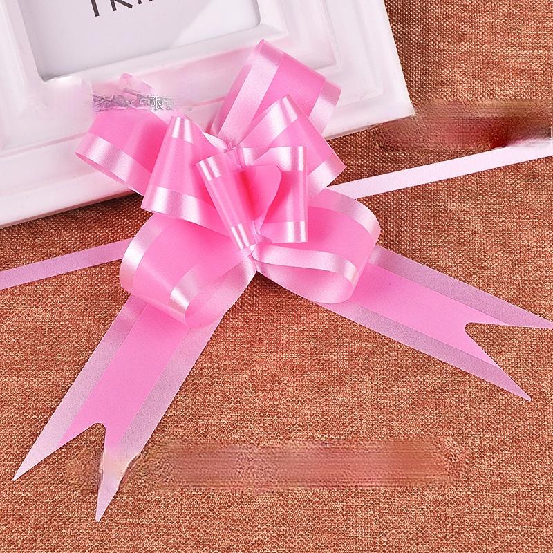 10pcs Pull Flower Ribbon Candy Boxes Gift Wrapping Wedding Decor Accessories Events Party Pull Bows Ribbons