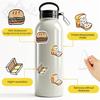 35pcs-50pcs Playful Snacks Stickers Cartoon Food Funny Stickers  Stickers For DIY Phone Laptop Scrapbook Bike Guitar DIY