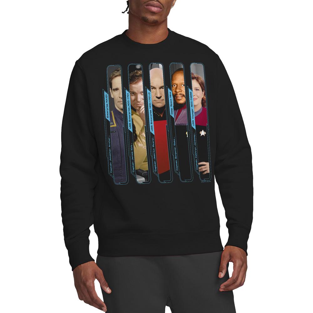 Star Trek Unisex Adult The Captains Sweatshirt