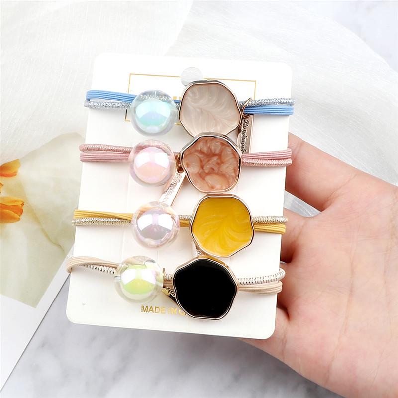 Корейская хрустальная повязка на голову Женские Девичьи резинки для волос Модные эластичные резинки Аксессуары для волос Головной убор Держатель для хвостика Подарки