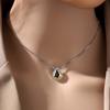 Luxury Water Drop Cubic Zirconia Pendant Necklace for Women Simple Elegant Neck Accessories Wedding Party Fashion Jewelry