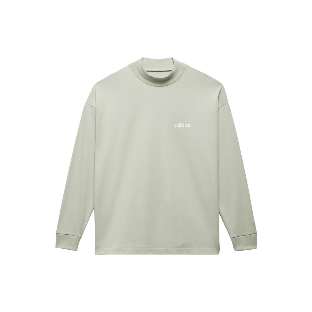 Adidas Оригинальный баскетбол: Футболка с длинными рукавами Chapter 1 Series и топами унисекс с буквенным принтом и логотипом Halo-Green IA3422