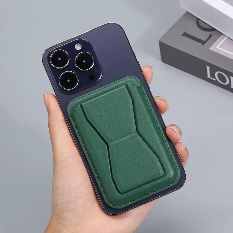 Для iphone 16-12 магнитный держатель для карт, чехол-книжка с задней крышкой, кожаный чехол-кошелек для мобильного телефона с бабочкой