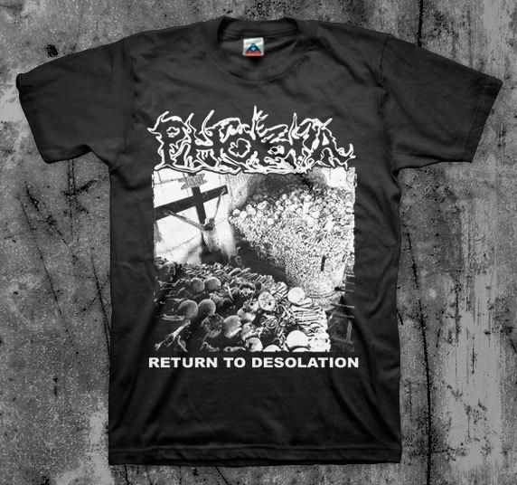 Phobia 'Return To Desolation' T shirt BW