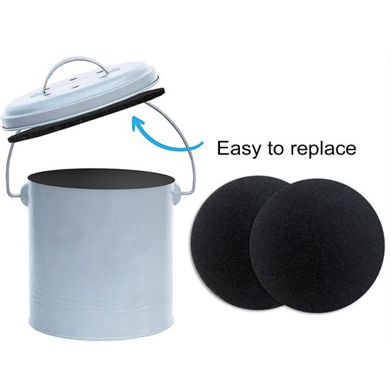 1/5 шт. Компостное ведро с активированным углем, фильтр для мусора, дезодорант, ватный диск, кухня