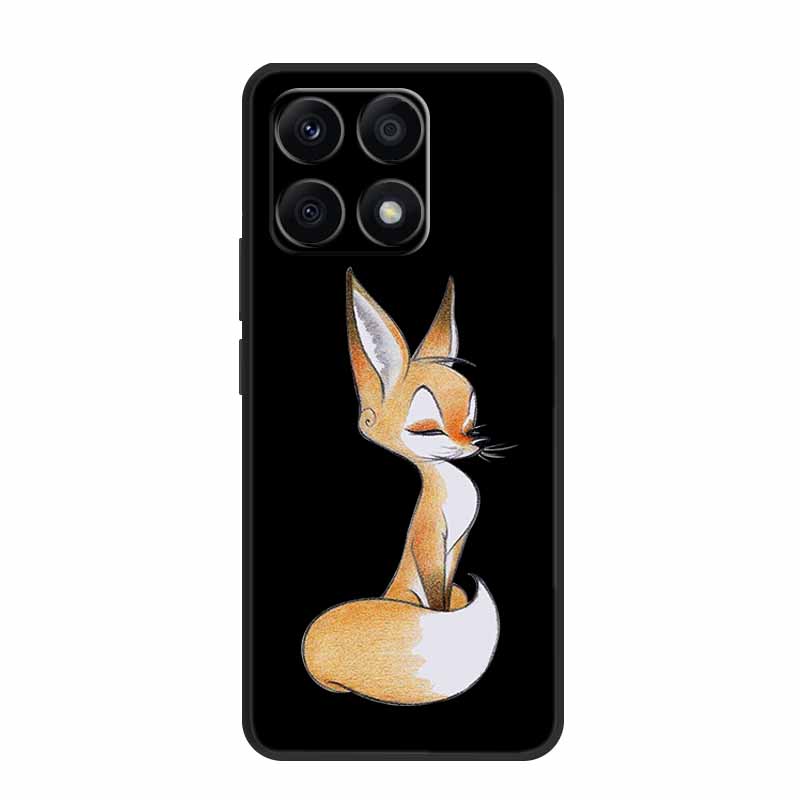 Черный силиконовый чехол для Xiaomi 15T Pro Чехол Мультяшный кот Мягкая задняя крышка для Xiaomi 15T 5G 17 14T Pro Чехол для телефона Coque Funda Para