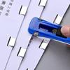 Сменные push-клипсы для переплета Yousheng, Многоразовые зажимы из нержавеющей стали для организации офисных документов, Документные зажимы с длинным хвостом для