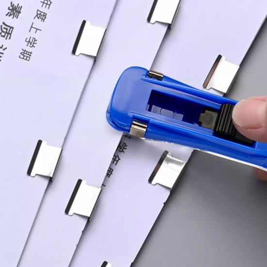 Сменные push-клипсы для переплета Yousheng, Многоразовые зажимы из нержавеющей стали для организации офисных документов, Документные зажимы с длинным хвостом для