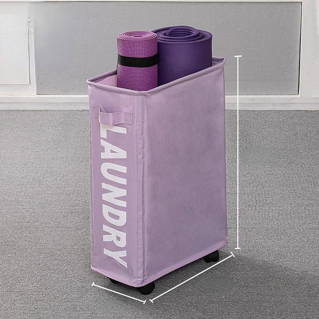 Большая 22-дюймовая корзина для белья на колесах, складная корзина для белья на колесиках, складной органайзер для одежды, складная корзина для стирки