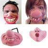 1PC Halloween Horrible Prop Fool's Day Clown Latex Face Shield Cosplay Prop Style
