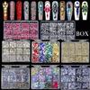Nail Art 12-Grid Rhinestone Box Nail Art Diamond Flat Bottom Special-Shaped Diamond Nail Rhinestone Nail Art Jewelry Set