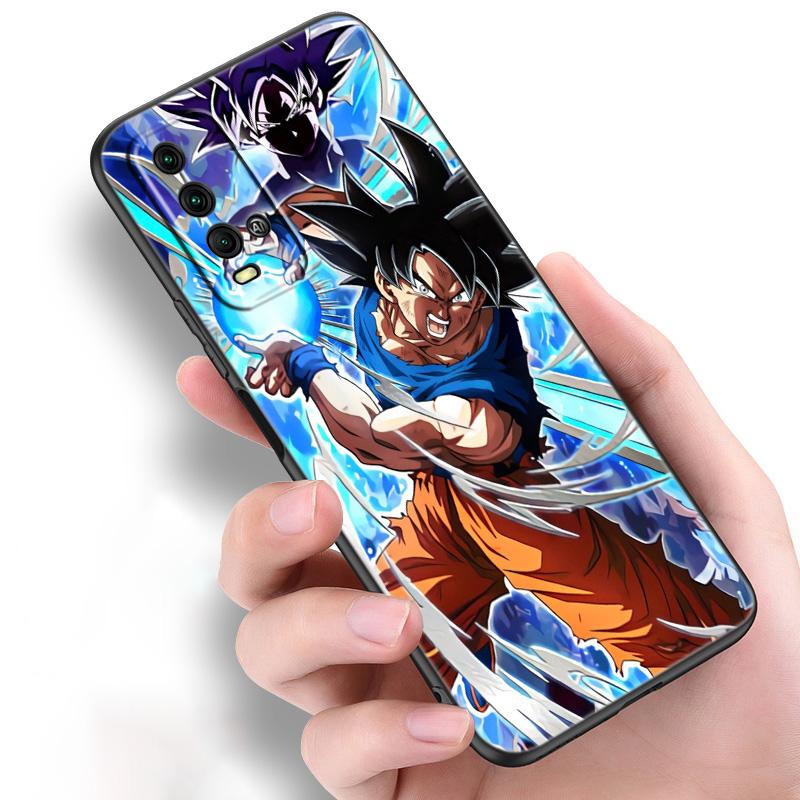 Силиконовый чехол для телефона Anime Son Goku Ultra Instinct для Xiaomi Redmi Note 10 10T 10S 9S 8T 9 8 7 Pro Max 9A 9C 9T черный мягкий чехол