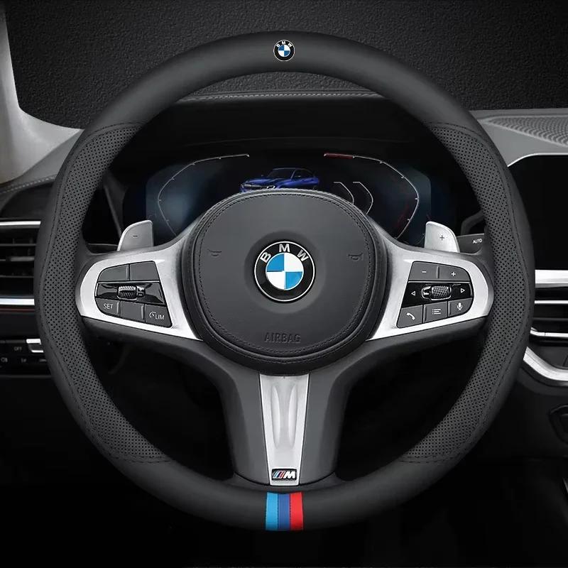 Для BMW Новое 2025 Для BMW M Автомобиль Рулевое колесо Чехол G20 F11 E87 F30 F10 x3 G01 x5 F40 F16 M3 X1 X7 1 3 5 7 Серии Кожаный Анти-с