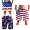 Боксерские шорты, штаны, флаг США, Америка, 3D-принт, боевые тренировки, смешанные боевые искусства, унисекс, мужчины, женщины, быстросохнущие, фитнес, спортзал, спорт, тренировка, повседневная уличная одежда