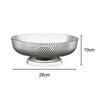 Fruit Basket Drainage Bowl Large Fruit Plate Vegetable Strainer Plate for Kitchen Counter Restaurant Veggies Fruits Parties