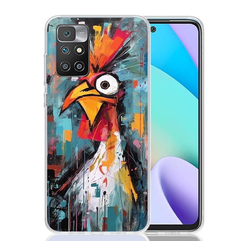 Курица Курица Петух Для Xiaomi Redmi 13C 13 12C 12 14C Чехол для телефона 10 10A 10C 9 9A 9C 9T 8A 8 7A 7 6A 6 Pro K70 K60 K40 K20 S2 10