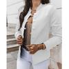 Women's Casual Jacket Fashion Long-sleeved Jacket Slim Small Suit Jacket Warm Jacket Plus Size