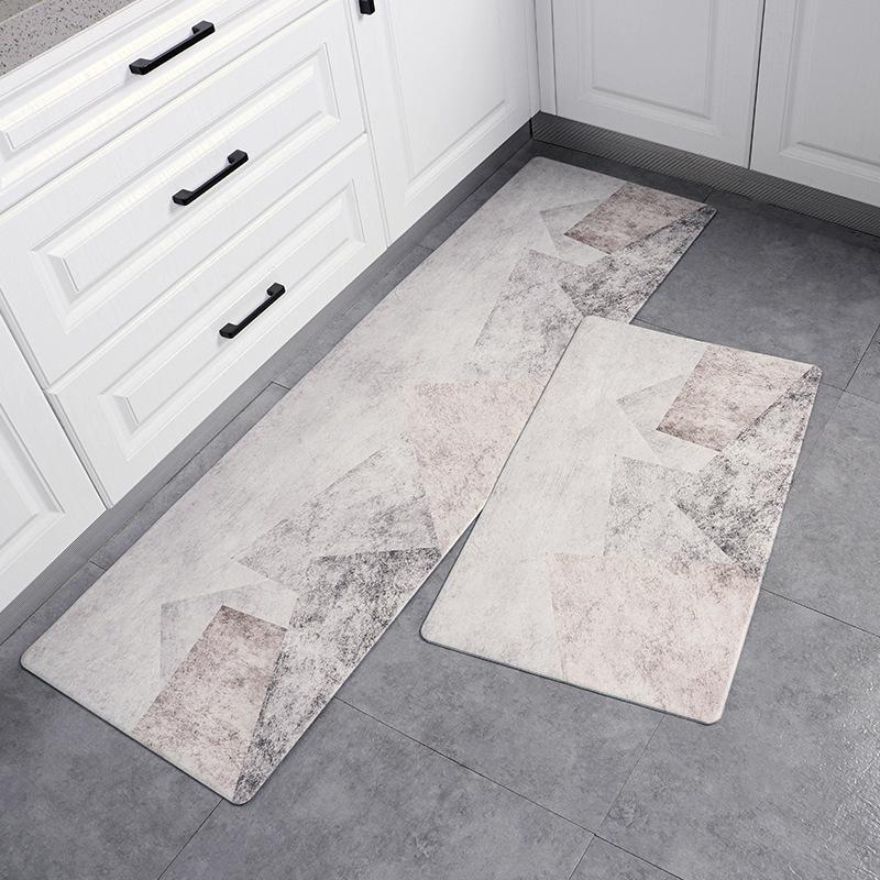 Коврик для кухни Коврик для двери Водонепроницаемый и маслостойкий ПВХ-коврик Нескользящий напольный коврик Ковры для гостиной