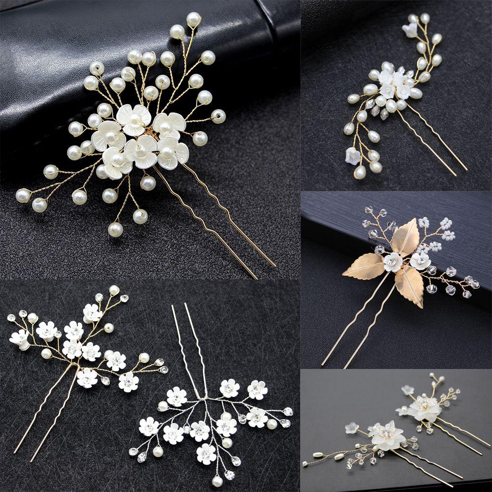1/2/3PCS Crystal Hair Jewelry Accessories Hair Clips Headpieces Women Hairpins Headwear