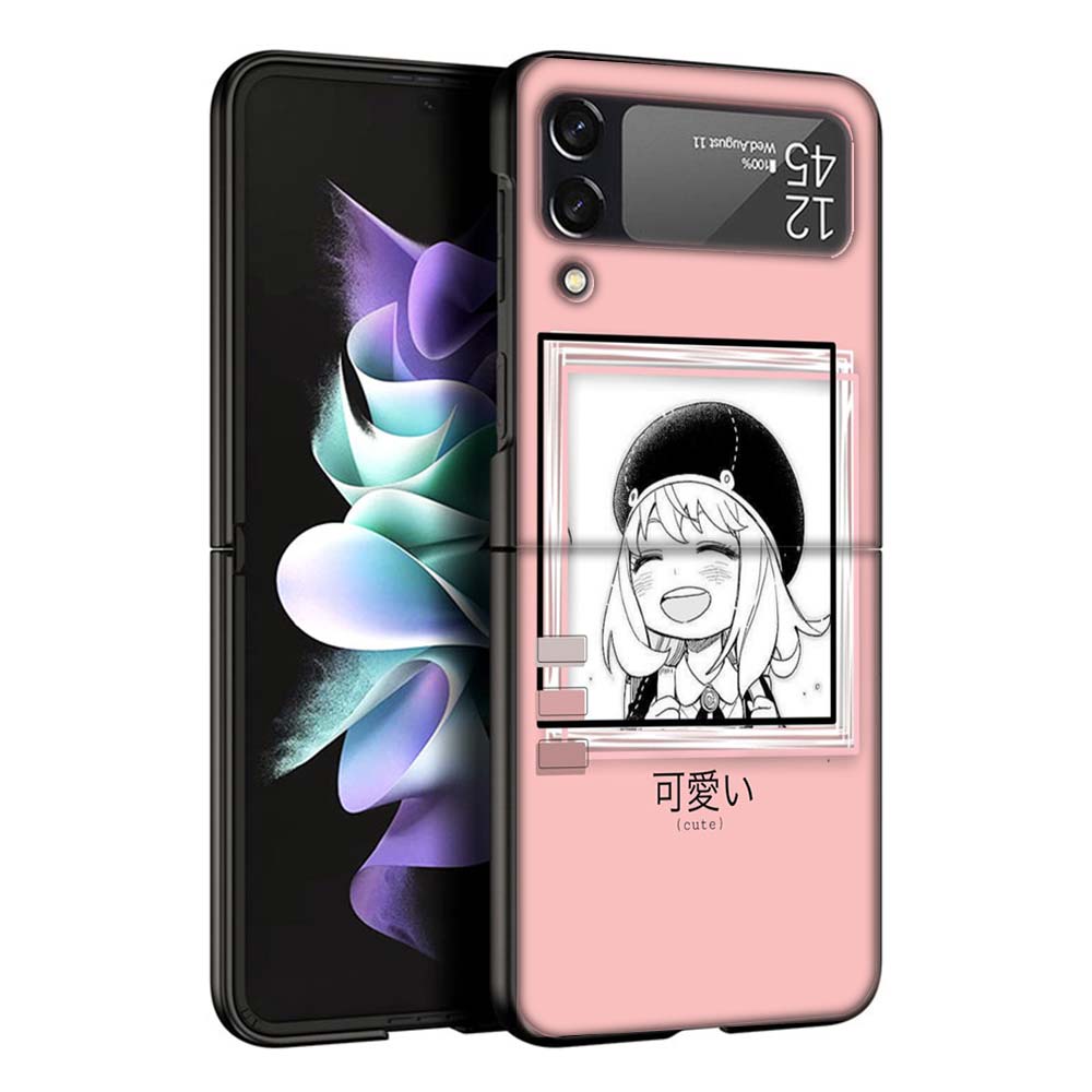 Чехол для телефона Spy Family Аня Милый для Samsung Galaxy Z Flip7 Flip6 5G Flip5 Flip4 Flip3 ZFlip 7 6 3 4 5 Ударопрочная Задняя крышка Gala