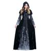 Halloween New Skull Print Witch Vampire Costume Queen Costume Party Witch Witch Costume