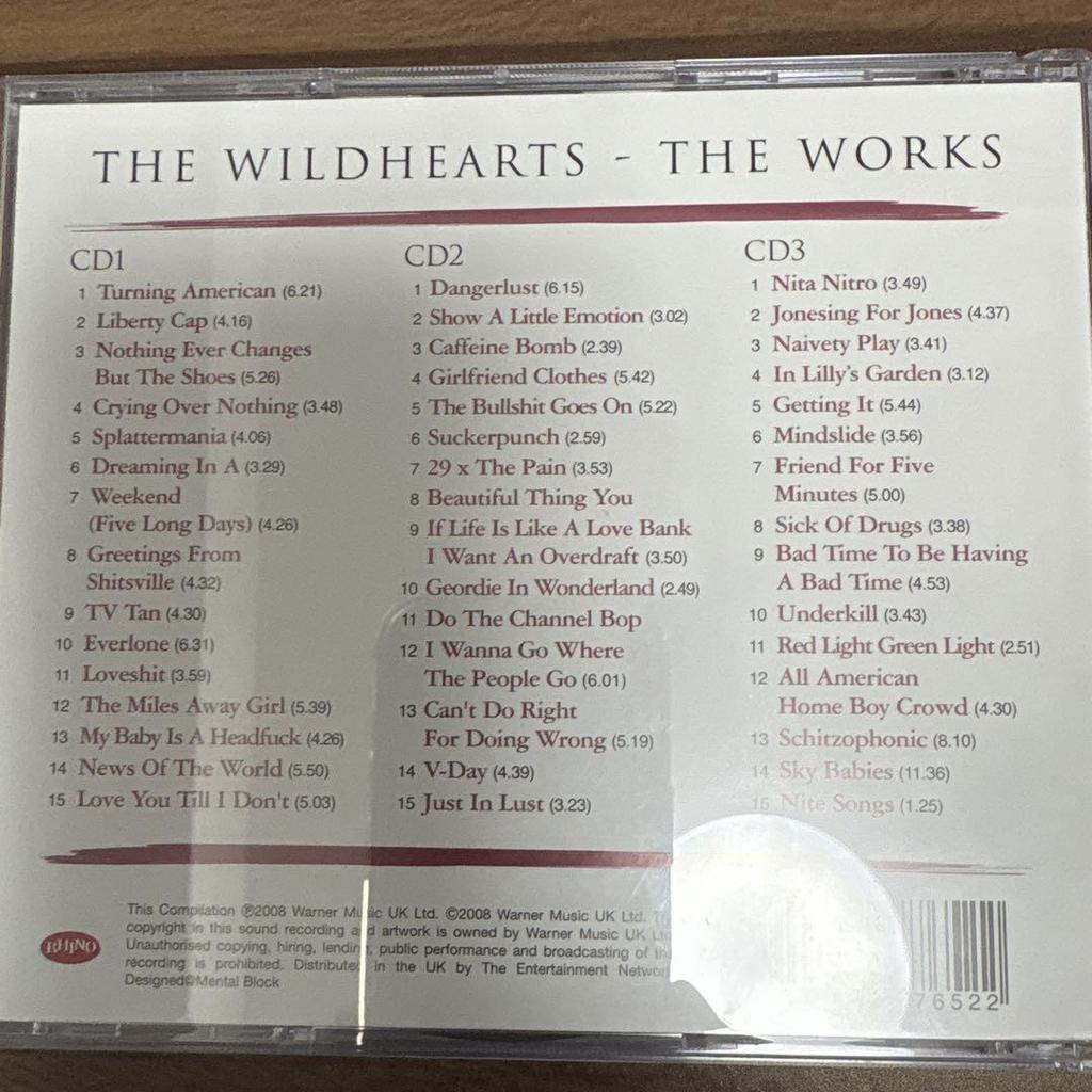 [USED] THE WILDHEARTS 3-CD set
