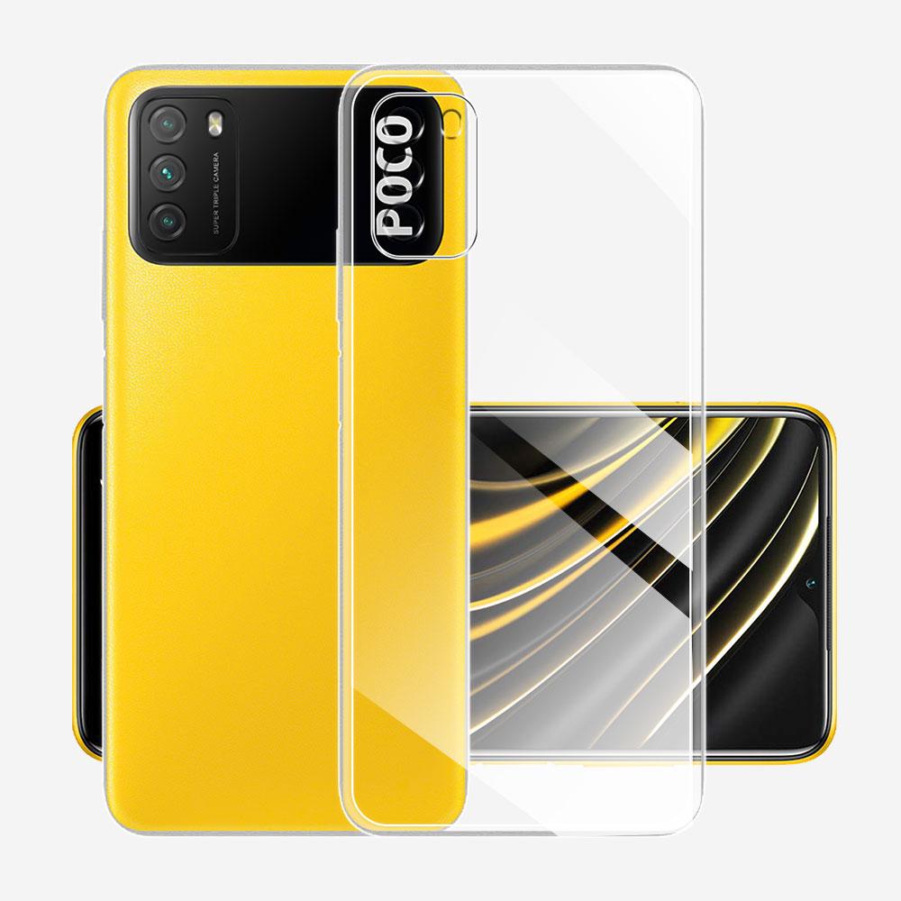 Для Xiaomi POCO M3 Pro Чехол Прозрачный Силиконовый Мягкий ТПУ Чехол для Телефона Для Poco M3 M3Pro Fundas Для POCO M3 Pro Прозрачный Coque