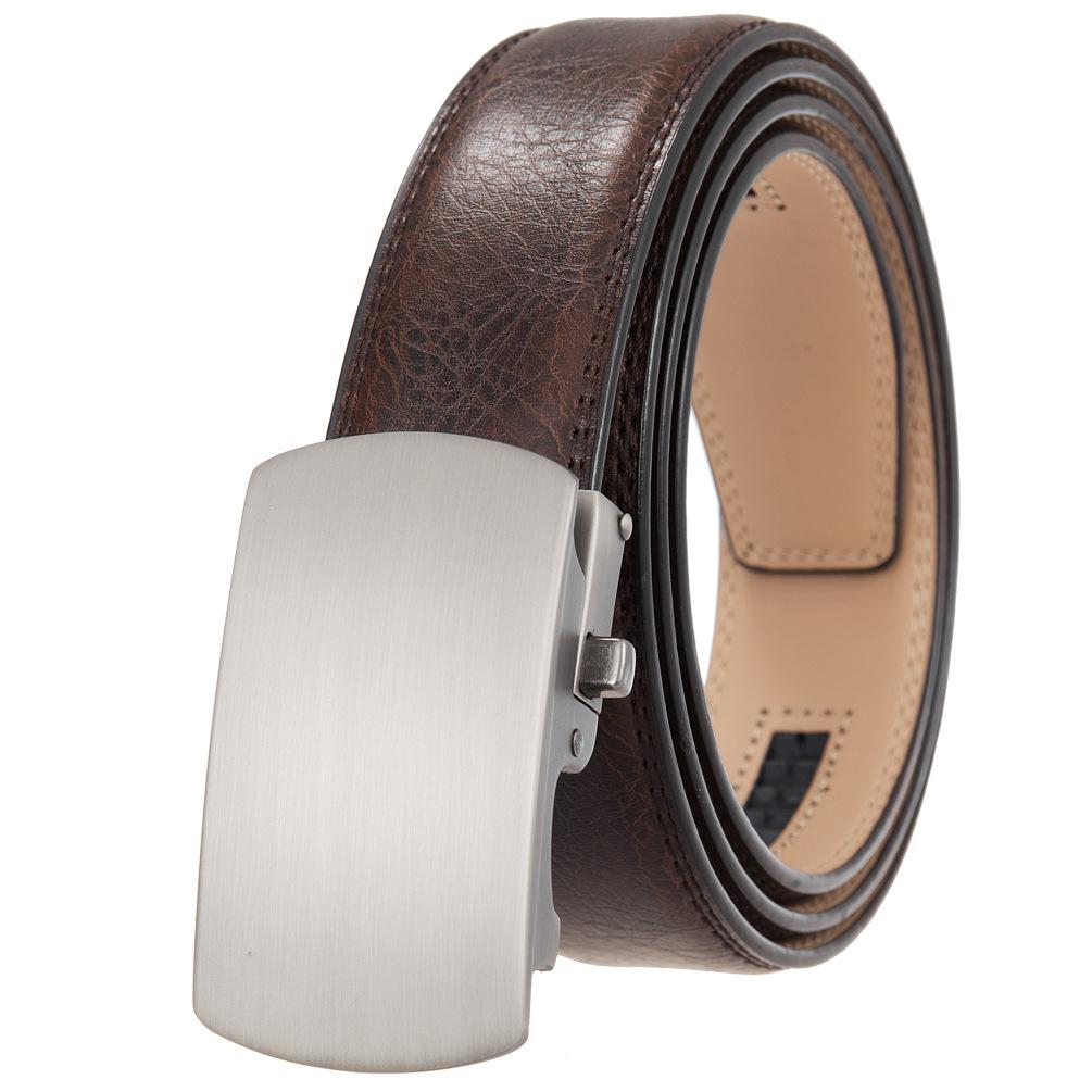 1 шт. Мужской универсальный ремень из двухслойной коровьей кожи, автоматическая пряжка Ly36-31957-1