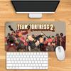 Игровой коврик для мыши T-Team F-Fortress 2, компьютерный, для ноутбука, расширенный, большой резиновый, коврик для стола под клавиатуру, аксессуары