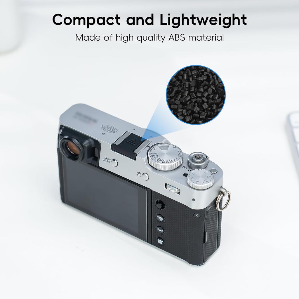 JJC Hot Shoe Covers for Fujifilm X Half GFX 50S and GFX100 (2-Pack) GFX100RF, X-M5, X100VI, X-E5, X-T50, X-T5, X-H2, X-H2S, II, X-E4, X-S20, X-S10,