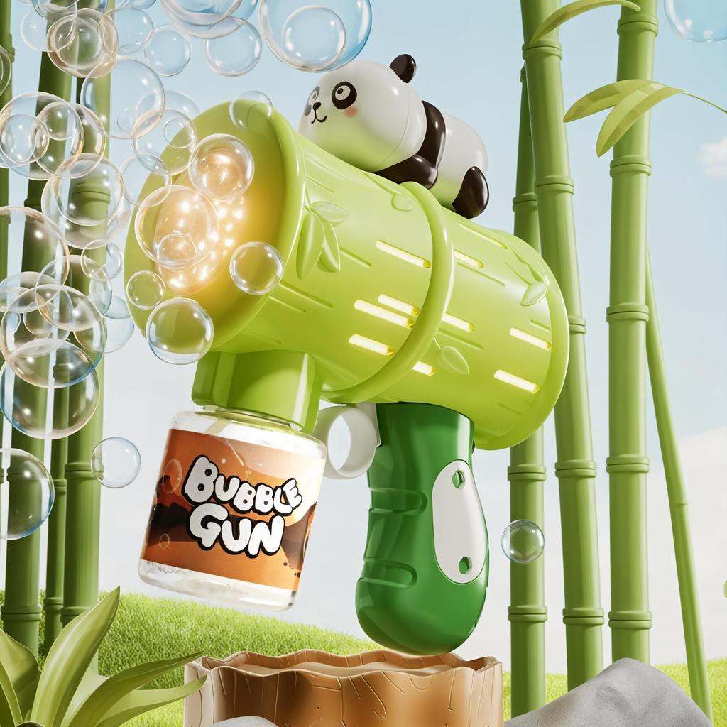 Электрический пистолет с мыльными пузырями, жидкость для пузырей и автоматическая машина для пузырей, детская игрушка для улицы, 10 пузырьков, светодиодная подсветка, 40 см, рождественский подарок для мальчиков и детей, свадьба, день рождения