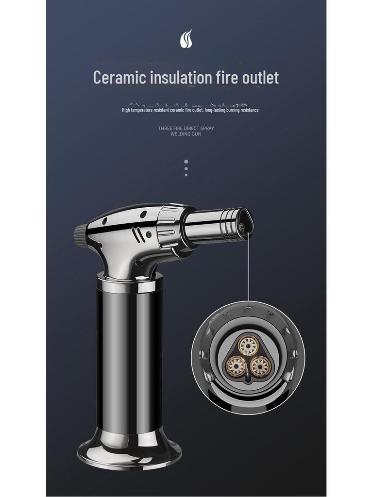 AT-603 Мощный 1300-градусный трехинжекторный сварочный пистолет-распылитель с ветрозащитной конструкцией