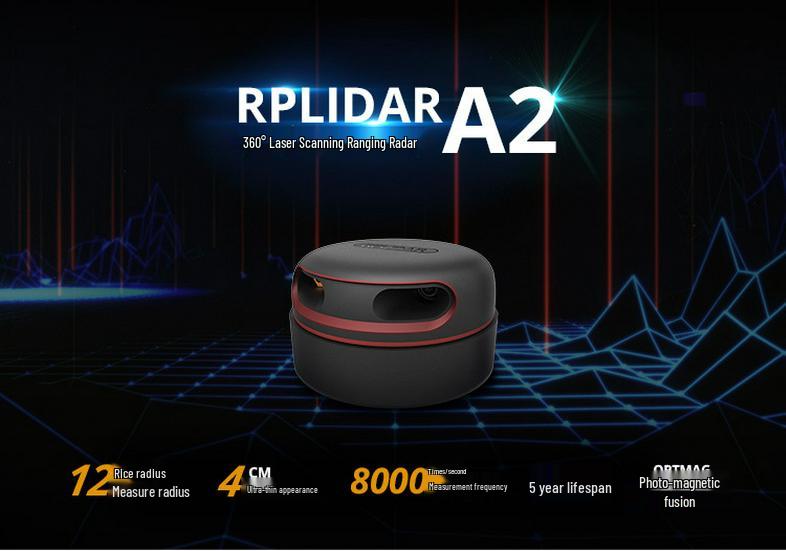 RPLIDAR-A2 360° Лазерный радар-сканер, варианты дальности 12 или 18 м