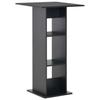 VidaXL Bar Table Black 60x60x110 Cm