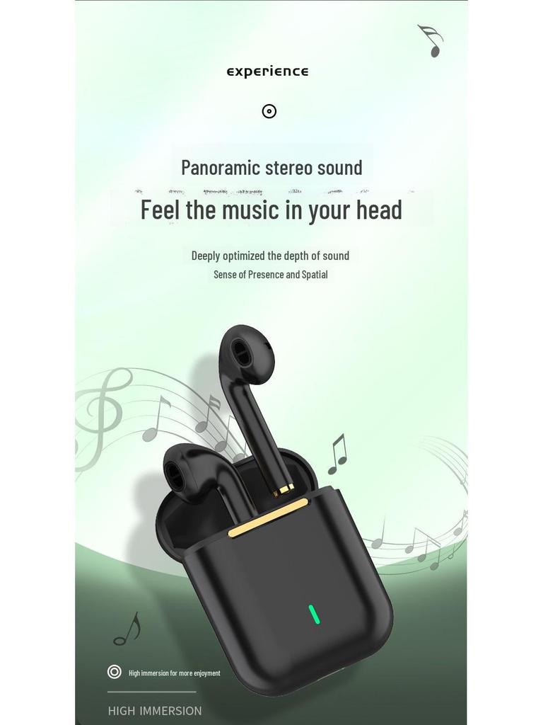 Настоящие беспроводные Bluetooth-наушники J18: Внутриканальные стереонаушники с длительным сроком службы аккумулятора и Bluetooth 5.3.