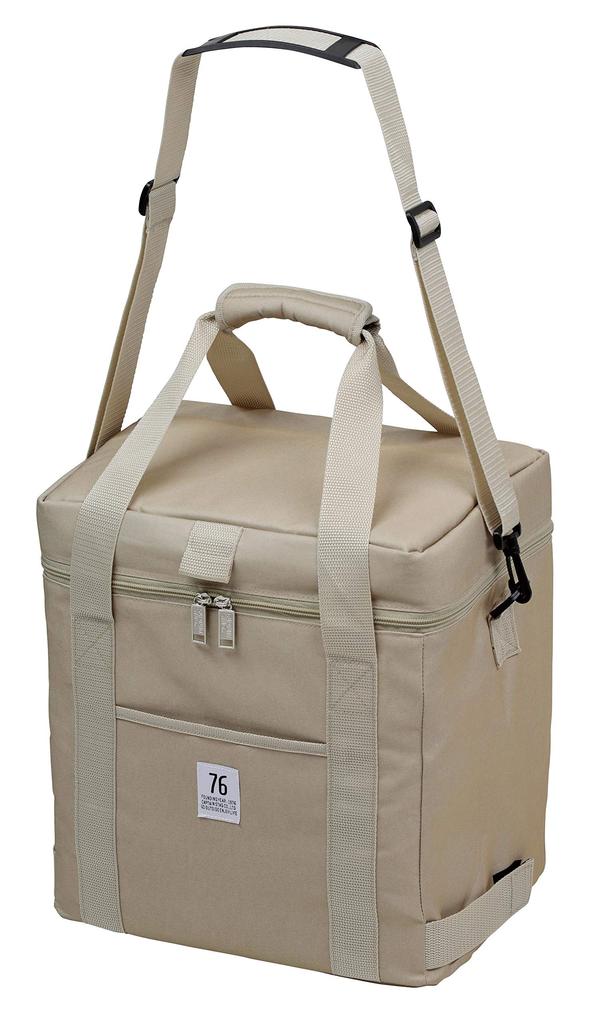 CAPTAIN STAG Cold Bag Cooler Bag Capacity 24L Beige 76 Series Product Width 330 X Depth 250 X Height 360 Mm UE-612 Size (Approx.)